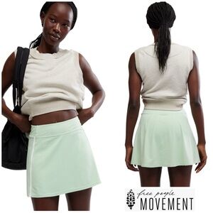 Free People Mint Mini Skirt